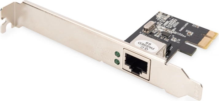 Bedrade PCIe Gigabit-netwerkkaart 10/100/1000 Mb/s met low-profile