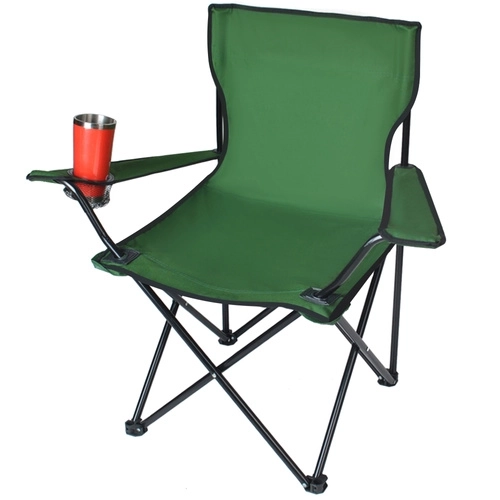 Visser / kampeer vouwstoel / fauteuil - groen