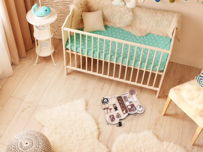 Montessori sensorisch bord - teddybeer