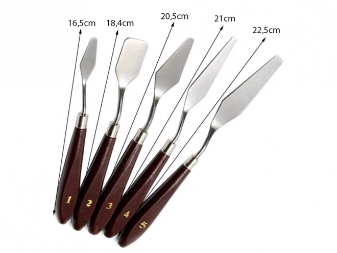 Set van schildersmessen