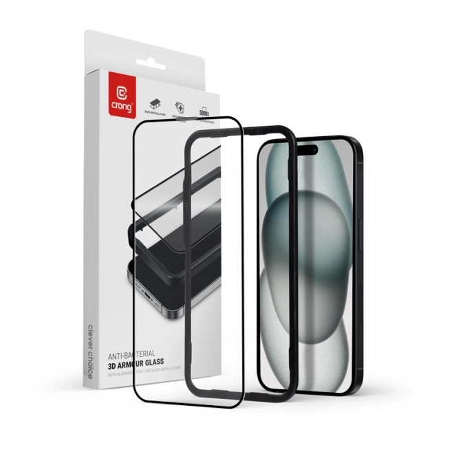 Gehard glas 9H voor iPhone 15 en iPhone 16