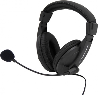 Stereohoofdtelefoon met microfoon en volumeregeling EH103
