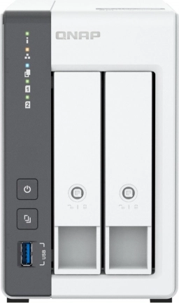 QNAP TS-216G NAS met twee bays 2.5GbE, 4 GB RAM
