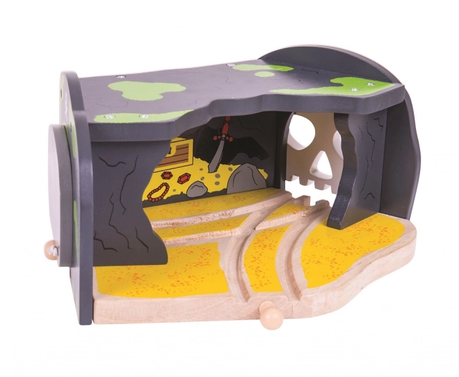 Houten tunnel Grottenschedel