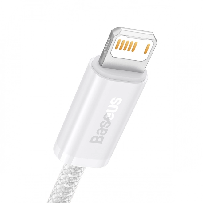 Baseus Dynamic kabel USB naar Lightning, 2,4 A, 2 m (wit)
