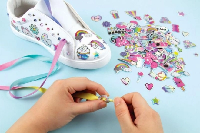 Decoratieve schoenstickers