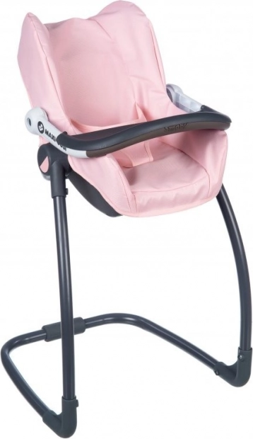 3-in-1 Autostoel en Stoeltje MC&Q voor poppen lichtroze