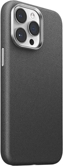 Joyroom magnetisch leren hoesje voor iPhone 15, zwart