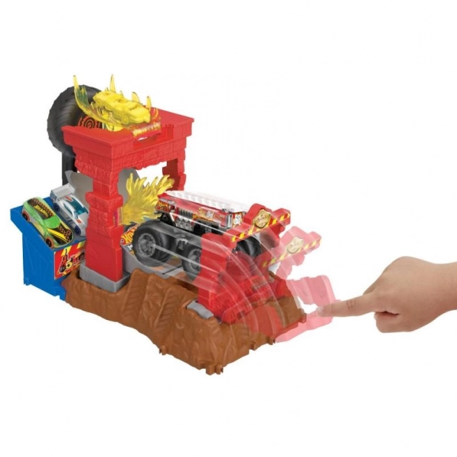 Hot Wheels Monster trucks arena - race-uitdaging spelset HNB87 – HW Tiger Shark