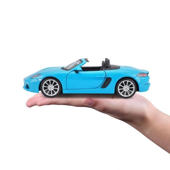 Bburago 1:24 Porsche 718 Boxster Blauw