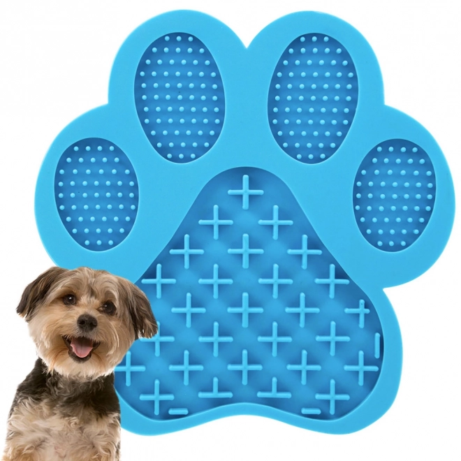 Antistress likmat voor honden in de vorm van een poot