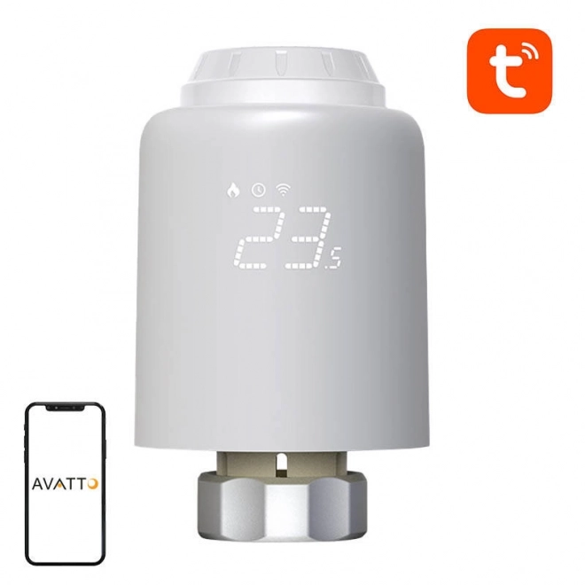 Slimme thermostatische radiatorventiel Avatto Zigbee 3.0 TUYA