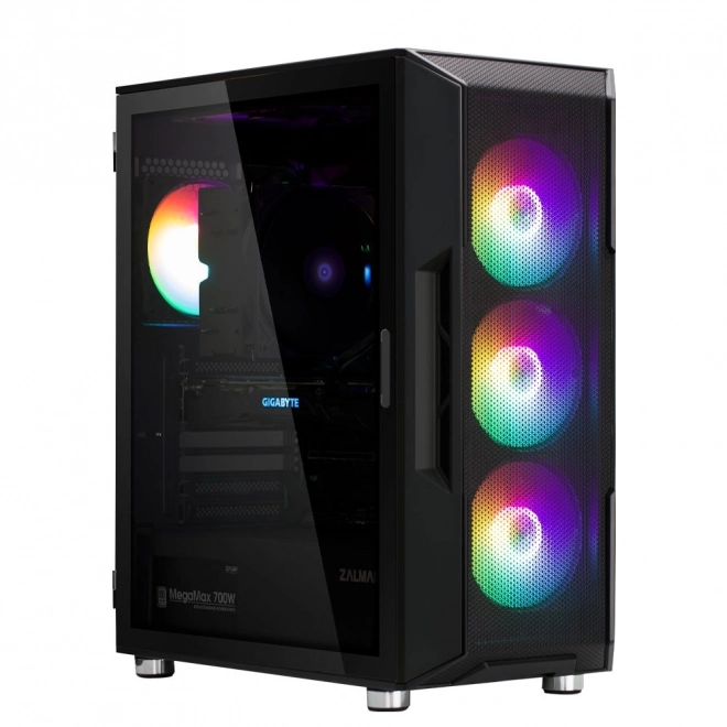 Computerbehuizing I3 Neo ATX Mid Tower RGB, zwart