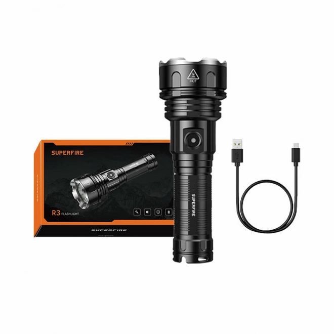 Zaklamp Superfire R3 P90, 2000lm, USB