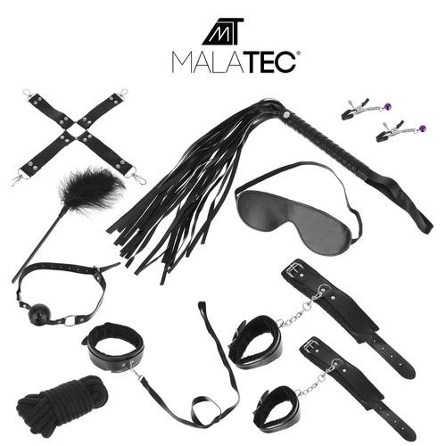Erotische accessoires - set - zwart 23431