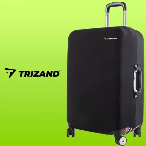 Trizand 23839 Kofferhoes M 62 x 43 x 27 cm zwart