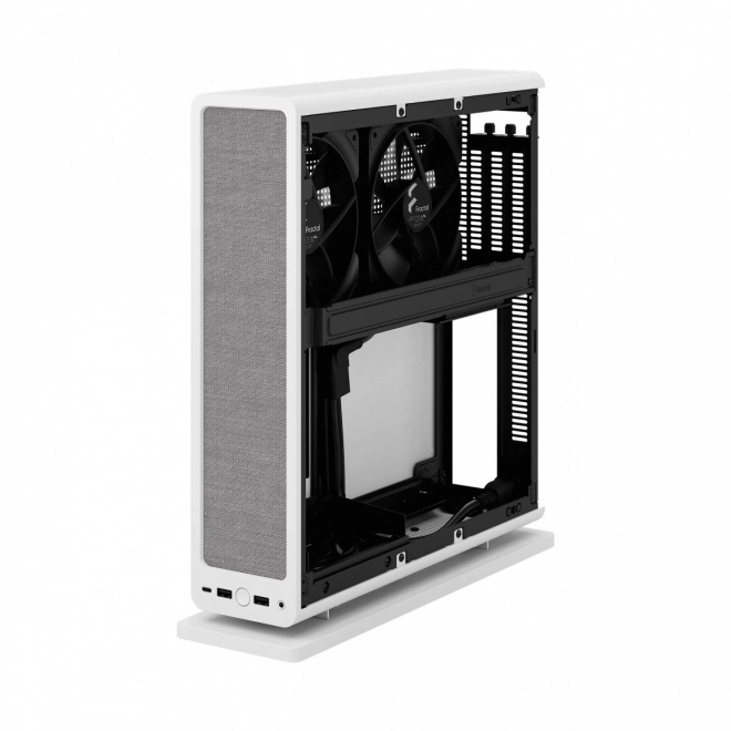 Witte pc-behuizing Ridge mITX PCIE 4.0