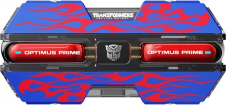 Draadloze TWS-oordopjes Transformers in blauwe kleur
