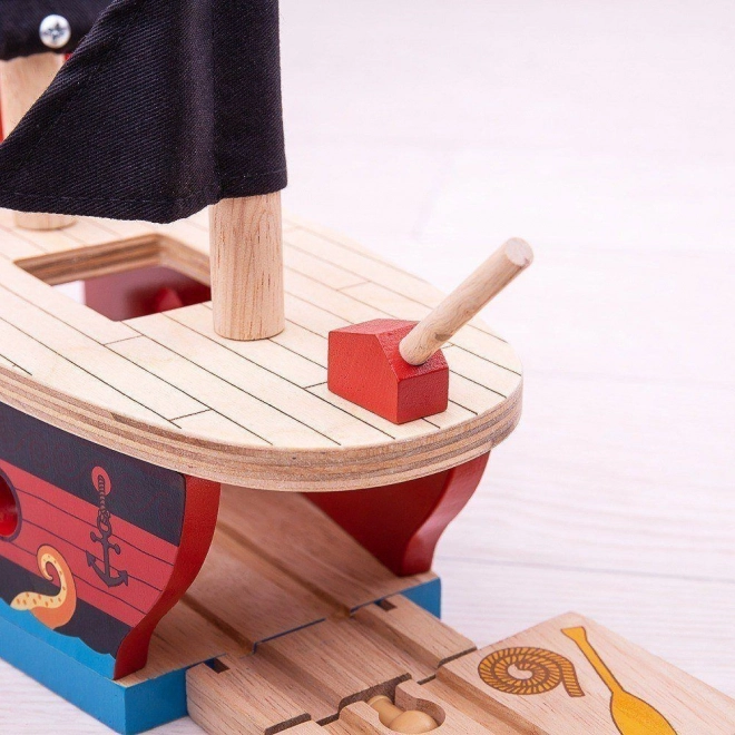 Piraten Galjoen Bigjigs Rail