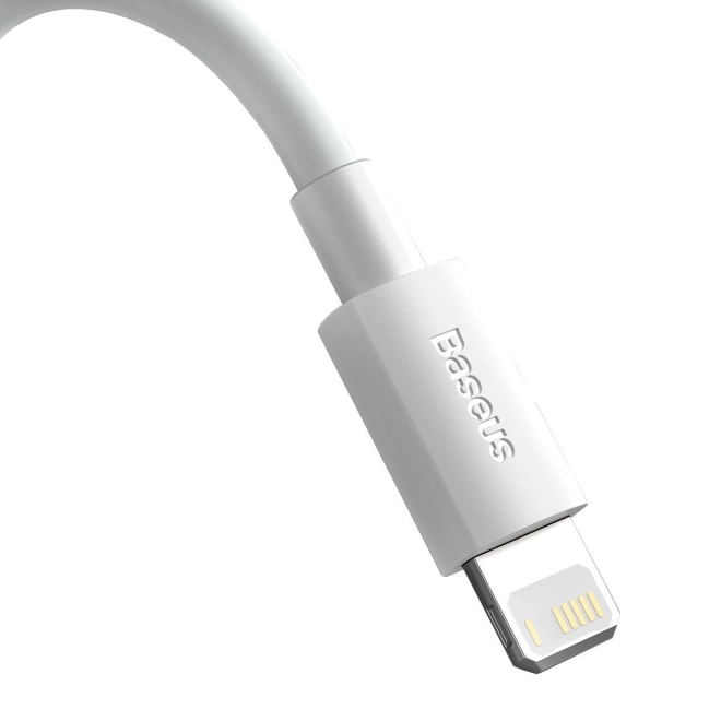 Set van USB naar Lightning Baseus Simple Wisdom datakabels