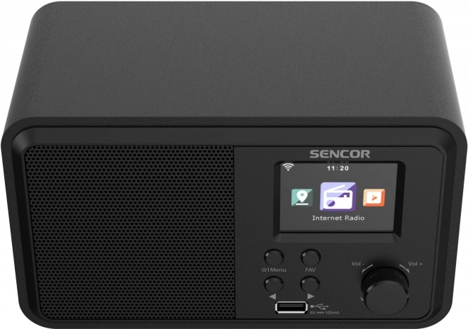 Internet radio Sencor met vermogen van 4 W en WiFi