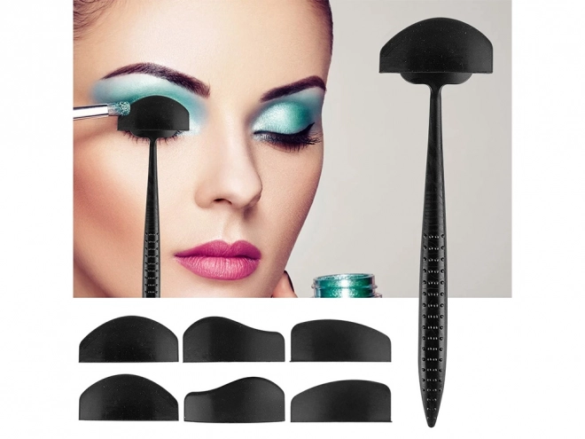Set siliconen sjablonen voor eyeliner