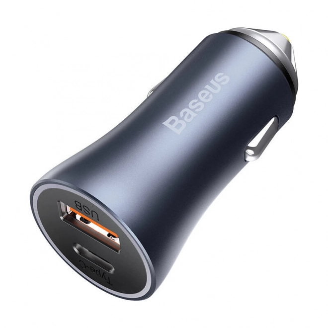 Autolader Baseus met USB en USB-C, 40W