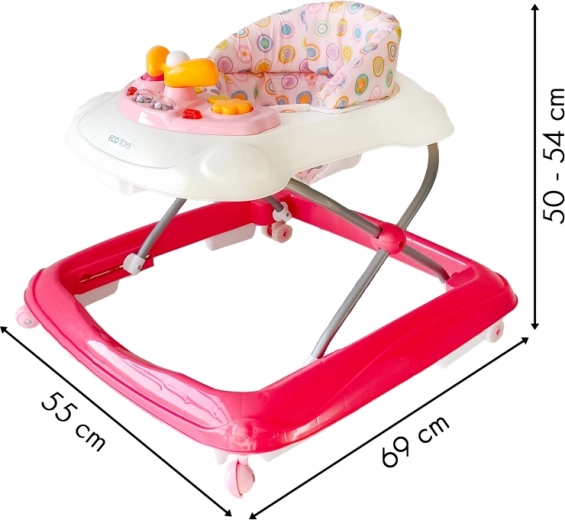 Driedelige hoogteverstelling 50–54 cm