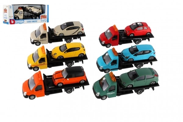 Bburago 1:43 Takelwagen Flatbed Transport, verschillende soorten