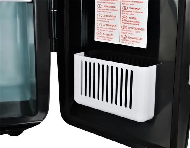 Ruhhy Draagbare Zwarte Mini - Koelkast 4L 12V/220V