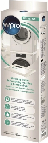 Koppelstuk Wpro voor wasmachine en droger