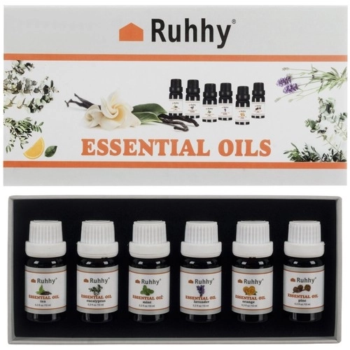 Set van 6 etherische oliën van 10 ml