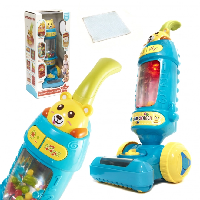 Interactieve stofzuiger voor kinderen met geluid