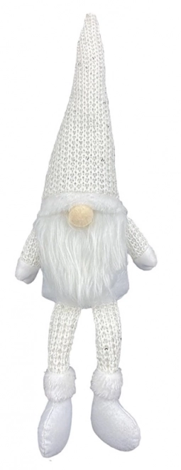 Kerstkabouter met witte baard 47cm