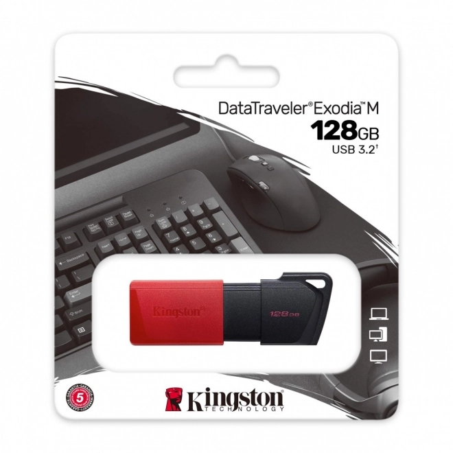 USB-flashschijf Kingston DataTraveler Exodia M 128GB USB 3.2 Gen1