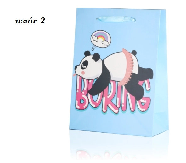 Cadeauezak panda 24 cm x 18 cm