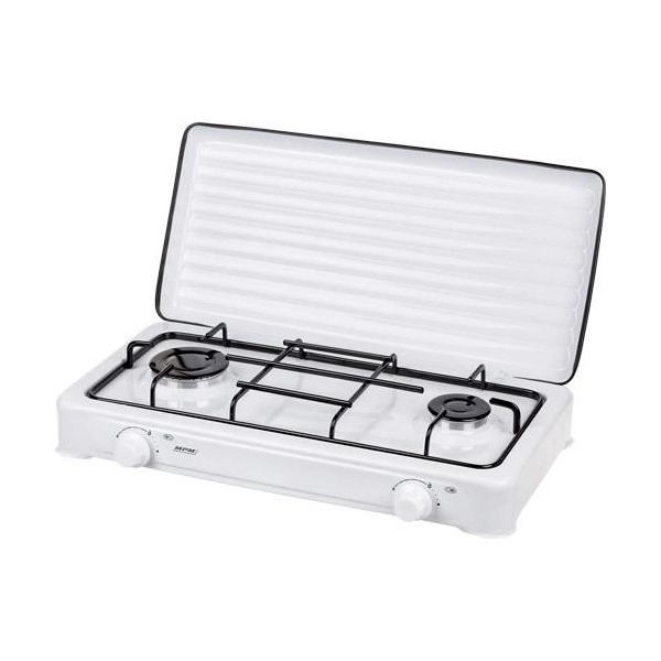 Draagbare gasfornuis 2 branders KN-02/1K