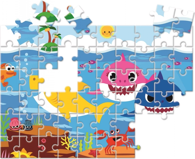 Prachtige onderwaterscène BABY SHARK