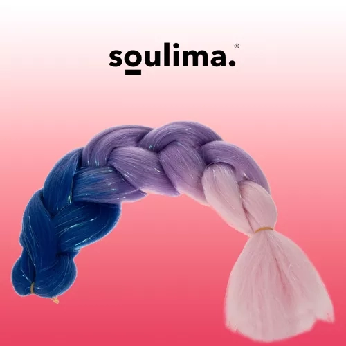 Synthetisch haar ombre vlechten Soulima 23577