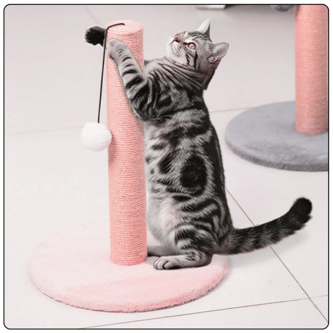Krabpaal voor katten toren roze