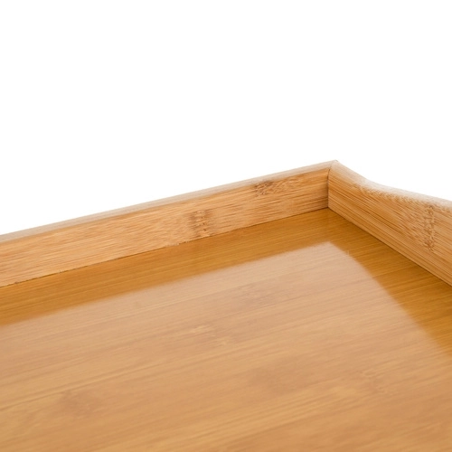 Opvouwbare bamboetafel voor bed met laptopfunctie