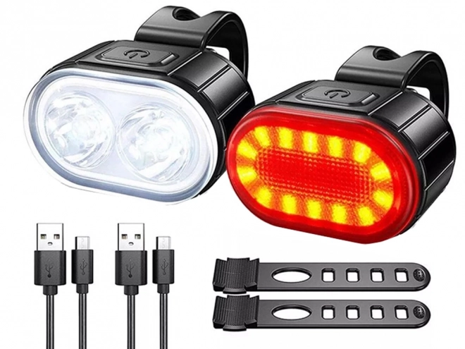 Oplaadbare LED-fietslampen met USB