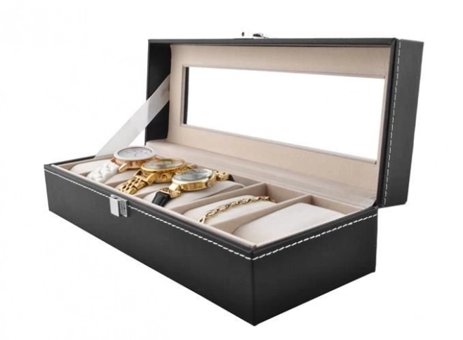 Organizer voor horloges 6 vakjes