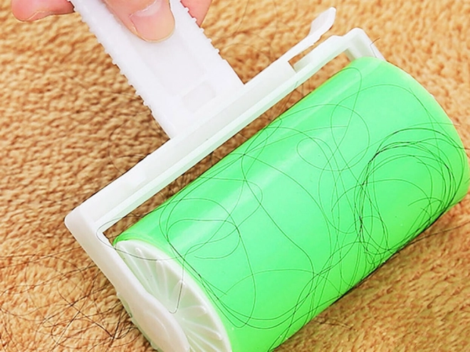Ergonomische gel roller voor het verwijderen van haar