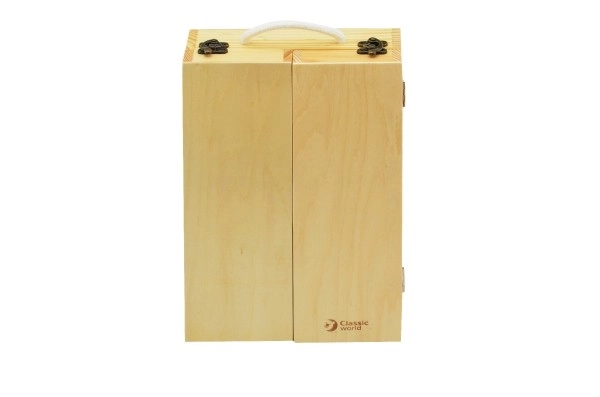 Houten gereedschap voor kinderen in koffer - 30 stuks