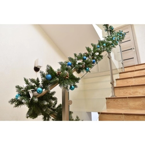 Kerstguirlande / decoratie 2,7 m HQ Ruhhy 22323