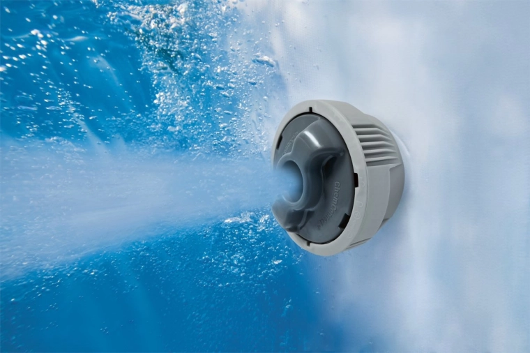 140 AirJet‑stralen voor een ontspannende massage