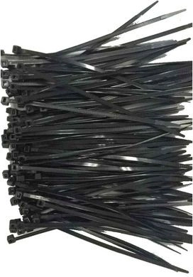 Nylon kabelbinder 150 mm × 3,6 mm, zwart (100 stuks)