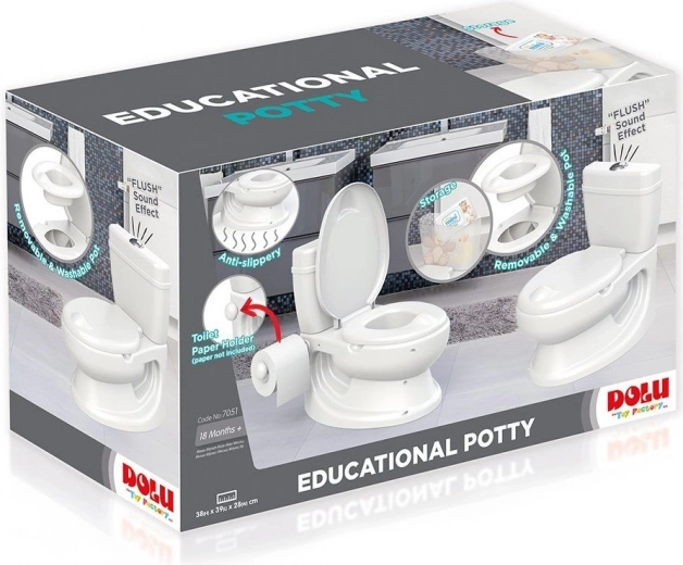 Realistische ervaring met doorspoelgeluid