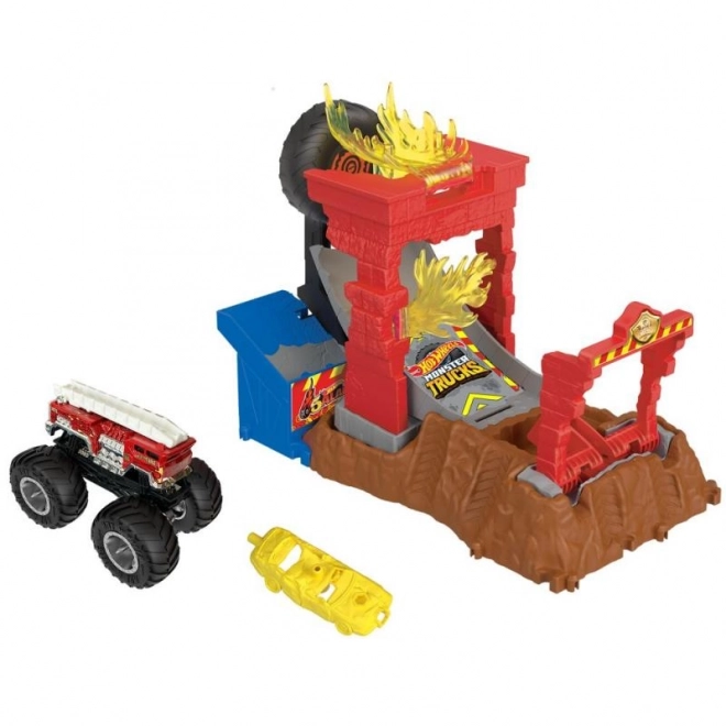 Hot Wheels Monster trucks arena - race-uitdaging spelset HNB87 – HW Tiger Shark